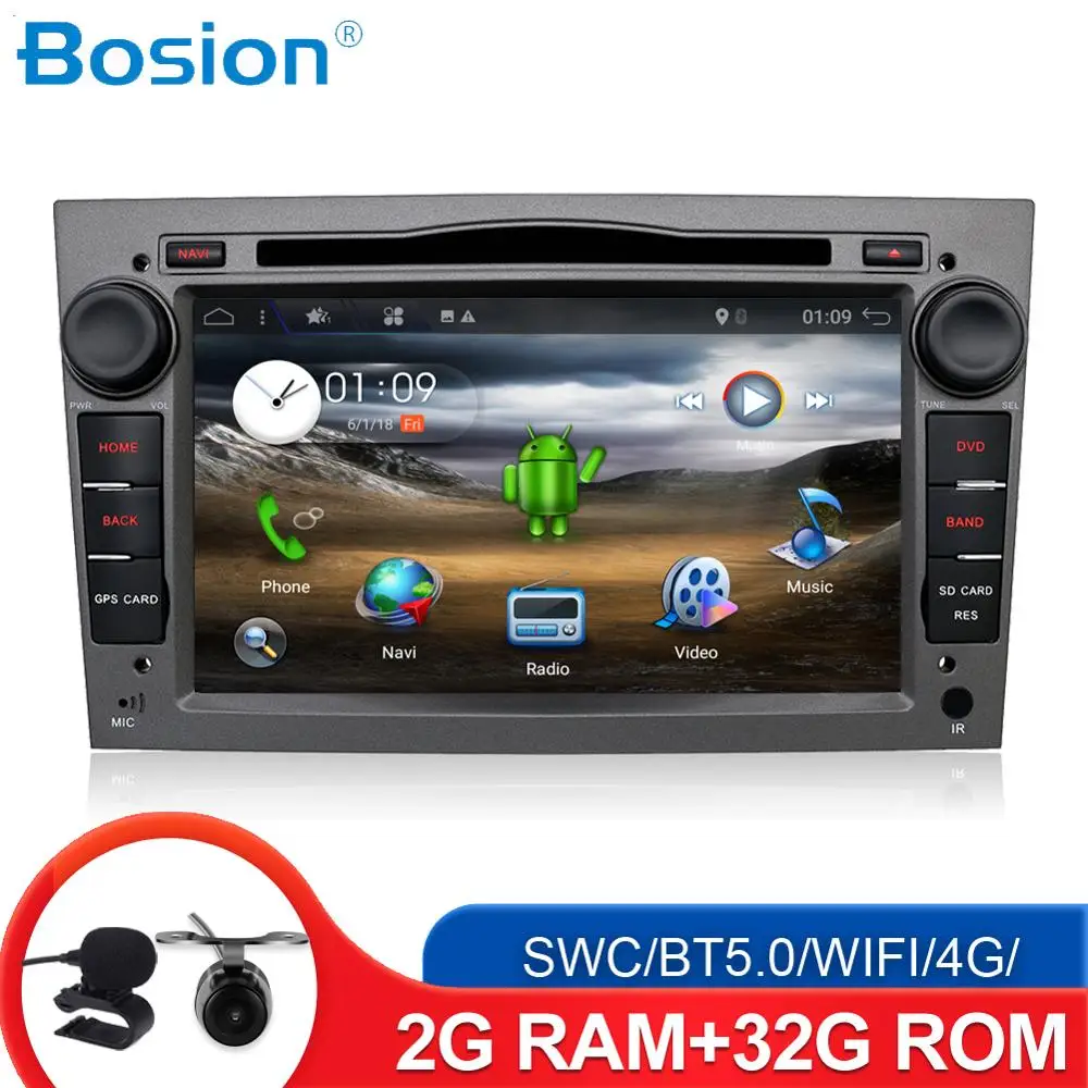 Android 10 2 Din автомобильный DVD Авторадио Навигация для Vauxhall Opel Astra H G Vectra Antara Zafira Corsa