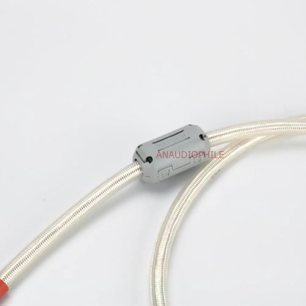 QED посеребренный Hi-Fi USB-кабель для подписи тип A-B улучшенный щит усилителя DAC NAS |