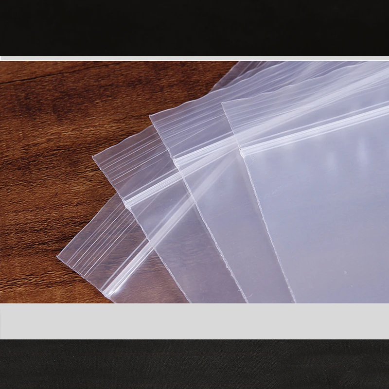 Прозрачные мешочки для ювелирных украшений на молнии полиэтиленовый маленький