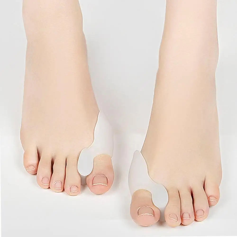 2 шт. гелевый силиконовый корректор для ног Extroversion Separator большого пальца защитный
