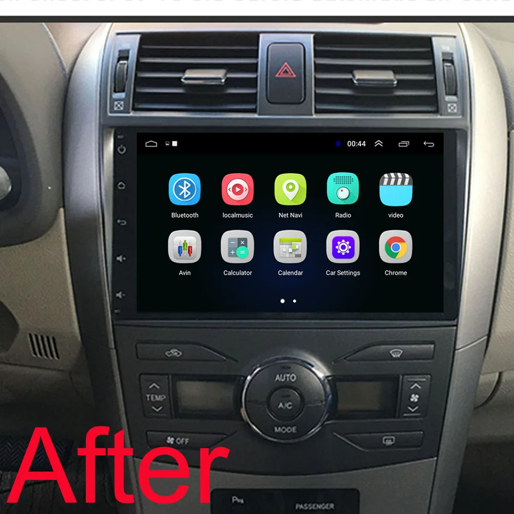 " 4G LTE Android 8,1 Fit TOYOTA Corolla 2007 2008 2009 2010 2011 2012 Мультимедиа Стерео DVD плеер автомобиля навигация GPS радио