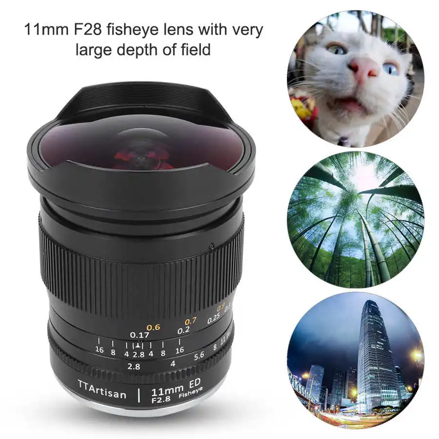 TTArtisan 11 мм F2.8 entille авиационный алюминиевый полный каркас супер широкий угол