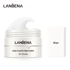 Маска-полоска для очищения кожи носа LANBENA, маска для удаления угрей, полоска для очищения пор, пилинг, лечение акне, увлажняющая маска для ухода за глубокое очищение кожи