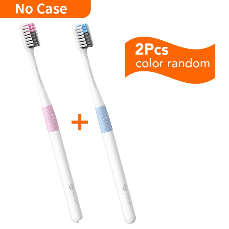 2 pcs Random Color Xiao mi Doctor B зуб mi Bass метод Sandwish-лучшая щеточная проволока 4 цвета в том числе дорожная коробка для mi jia Global 2 - Цвет: 2 pcs Random Color