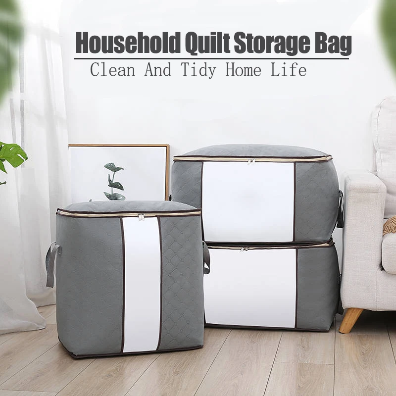 Waterproof Thick Quilt Storage Bag Large Capacity Clothing Storage Box Moving Luggage Packing Bag