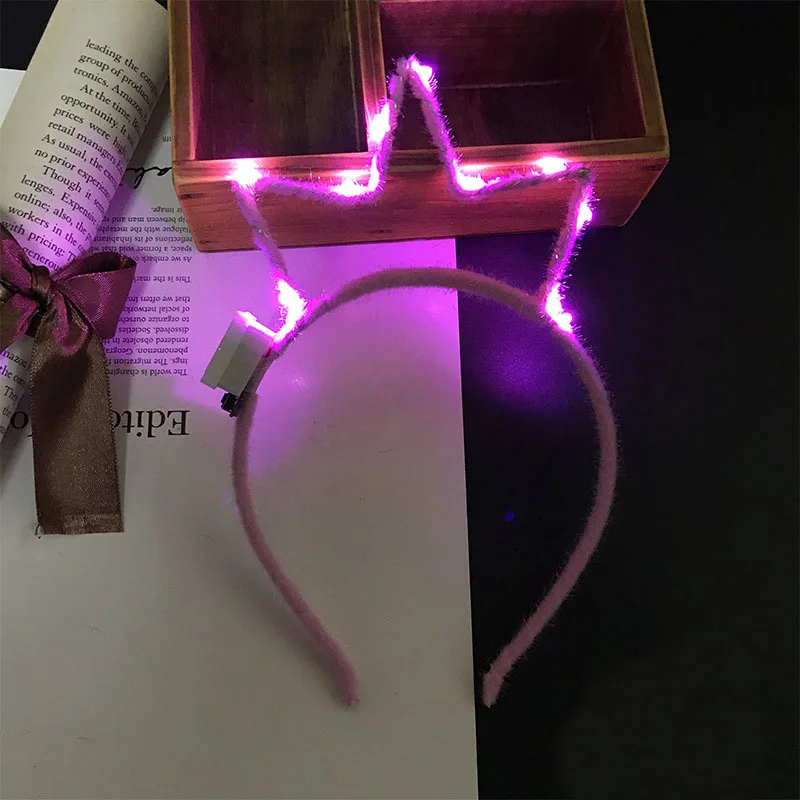 Светодиодный светильник светящиеся Корона светящийся повязка на голову