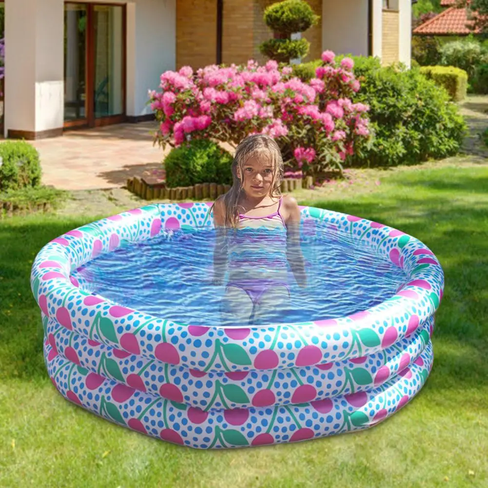 

High Quality Inflatable Swimming Pool 3-Ring Unique Design Inflatable Kiddie Pools Summer Water Party Pool For Baby Water Sport