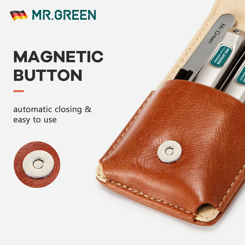 Набор для маникюра MR.GREEN набор кусачков ногтей резак педикюра острые лезвия