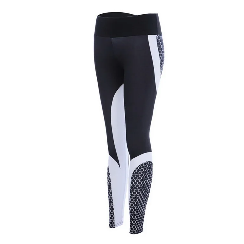 

Laamei Printed Yoga Pants Women Push Up Professional Running Fitness Gym Sport Leggings Tight Trouser Pencil Leggins
