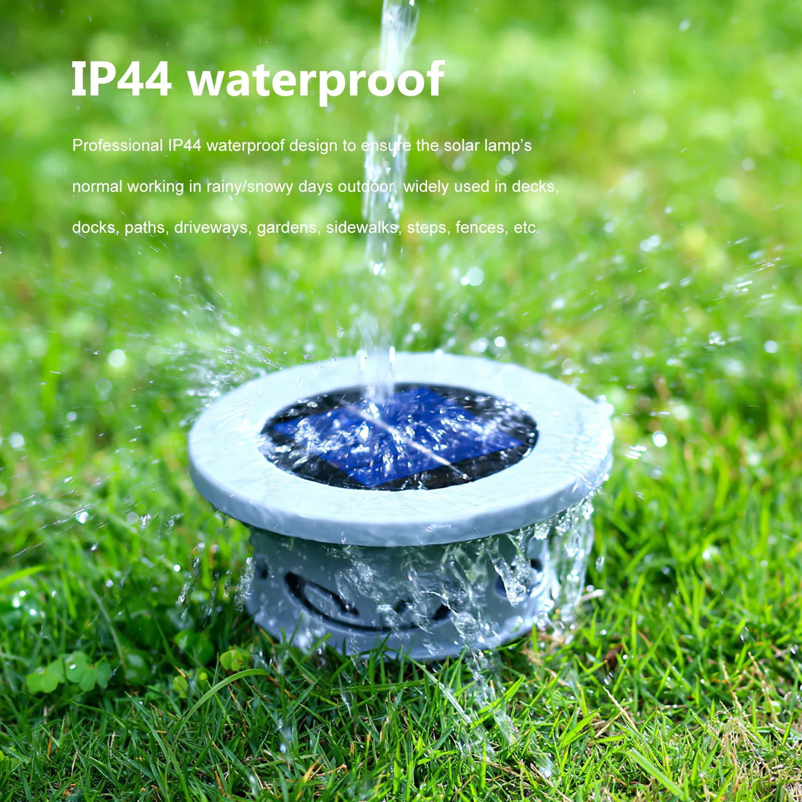 

Светильник для газона, ландшафта, на солнечной батарее