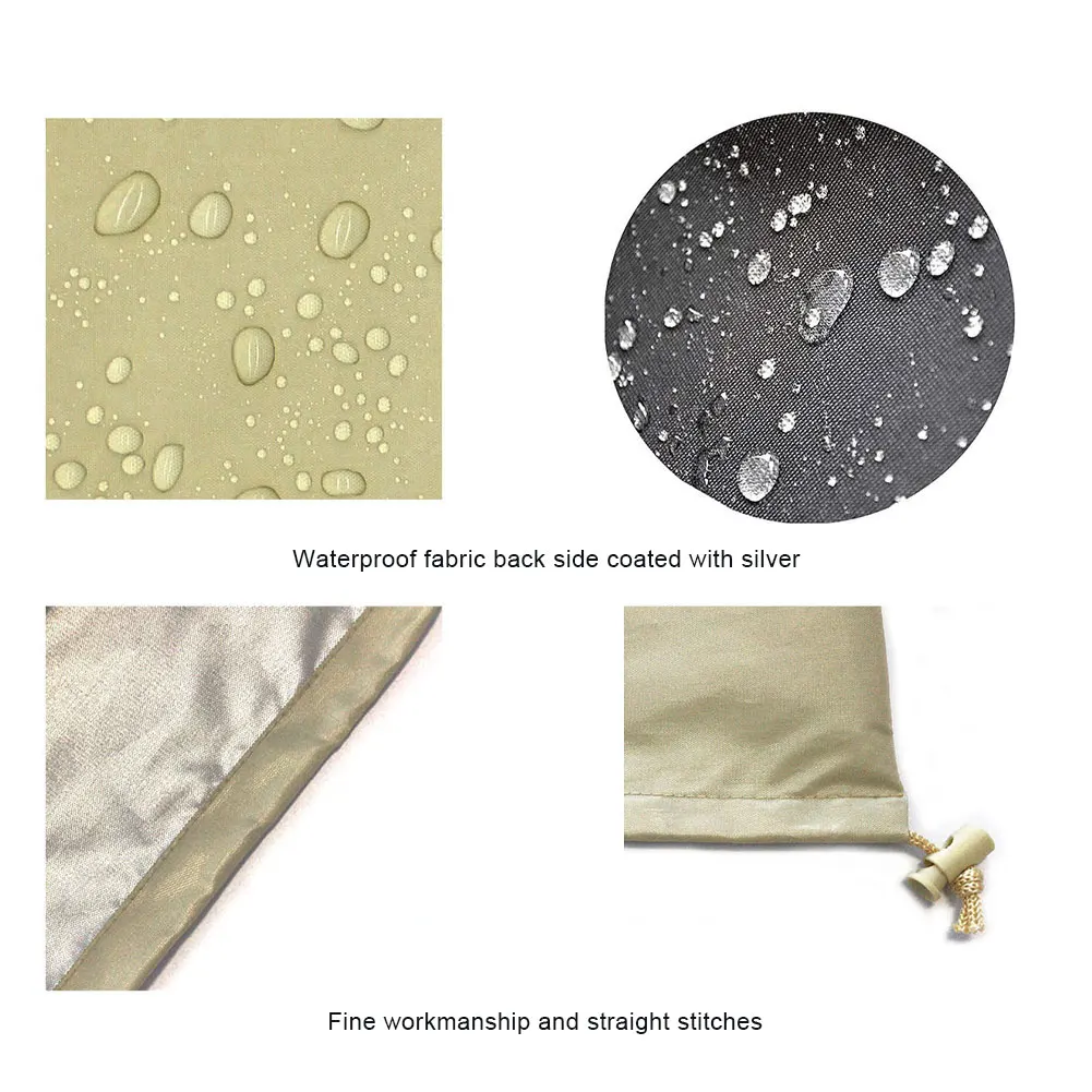 

Patio Heater Cover Waterproof with Zipper Standup Outdoor Heater Covers Protects from Snow Rain Dust and Sun