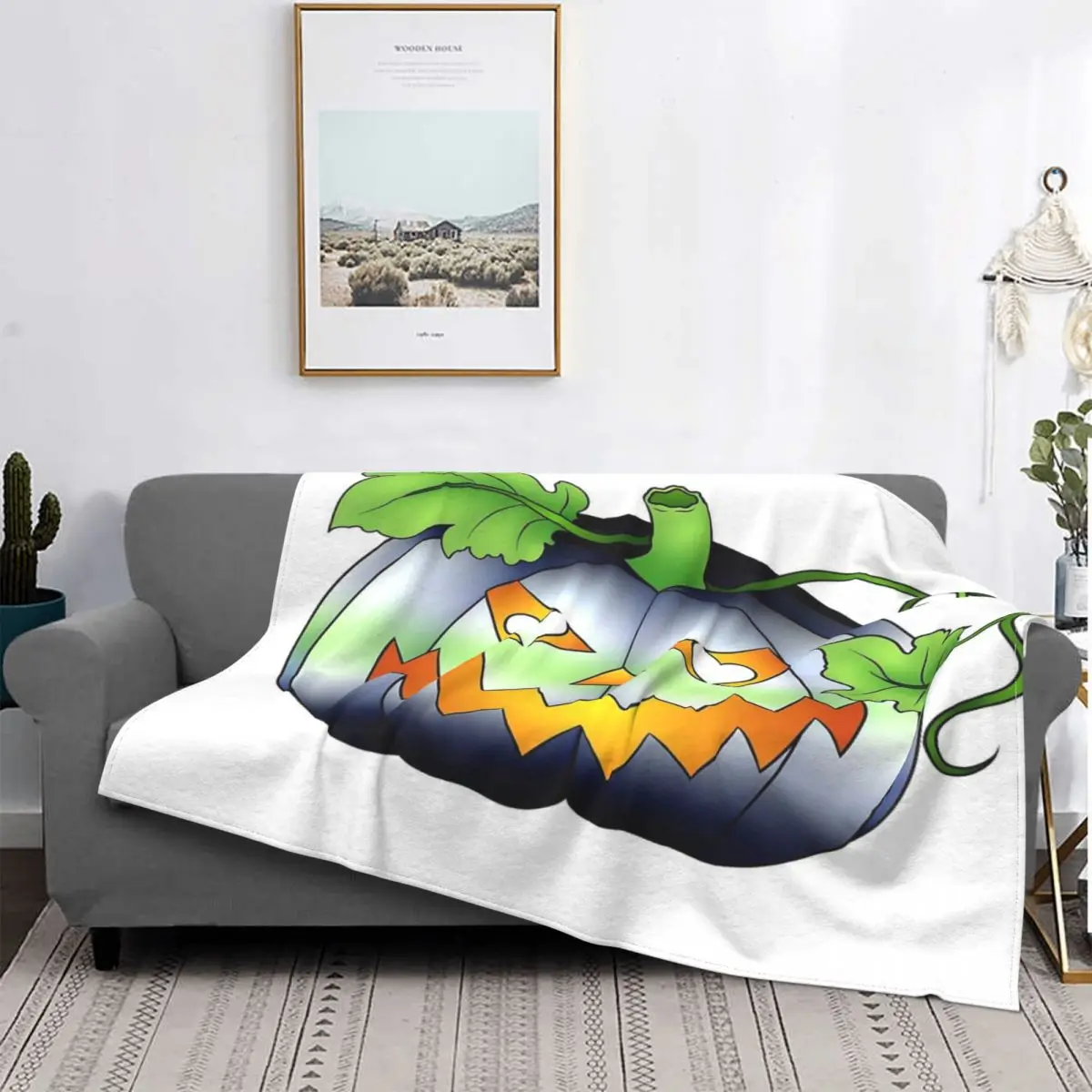 

Agender-Manta de calabaza a cuadros para cama, manta de verano, alfombra de oración Islámica