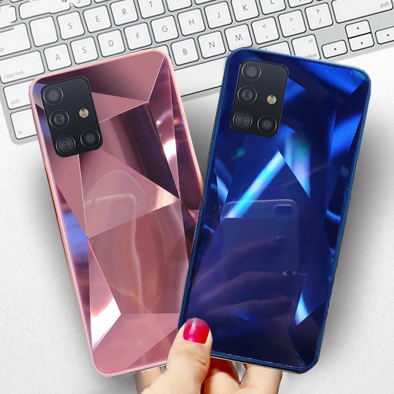 Зеркальный чехол для Samsung Galaxy A12 S8 S9 S10 S20 FE S21 Plus Ultra A10 A20 A30 A50 A70 A51 A71 A30S A31 M30S M21