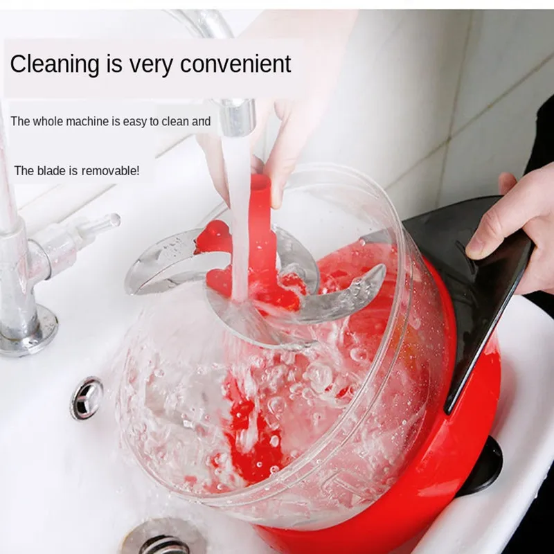 Kitchen Manual Food Processor Mixer Egg Blender Meat Grinder Vegetable Chopper Shredder Stainless Steel Blade Cutter | Бытовая техника