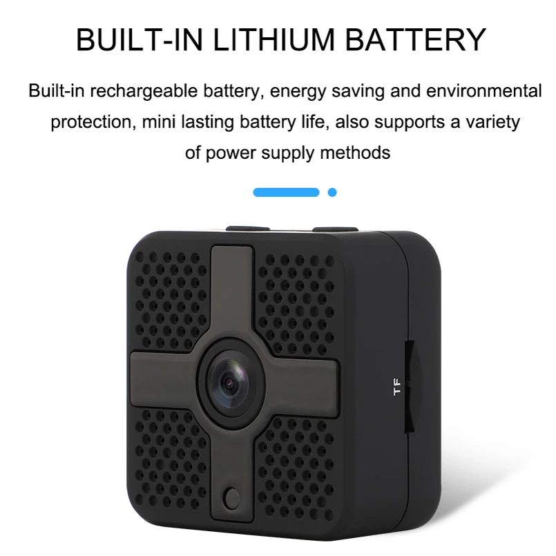 

Мини-камера видеонаблюдения HD 720 с поддержкой Wi-Fi