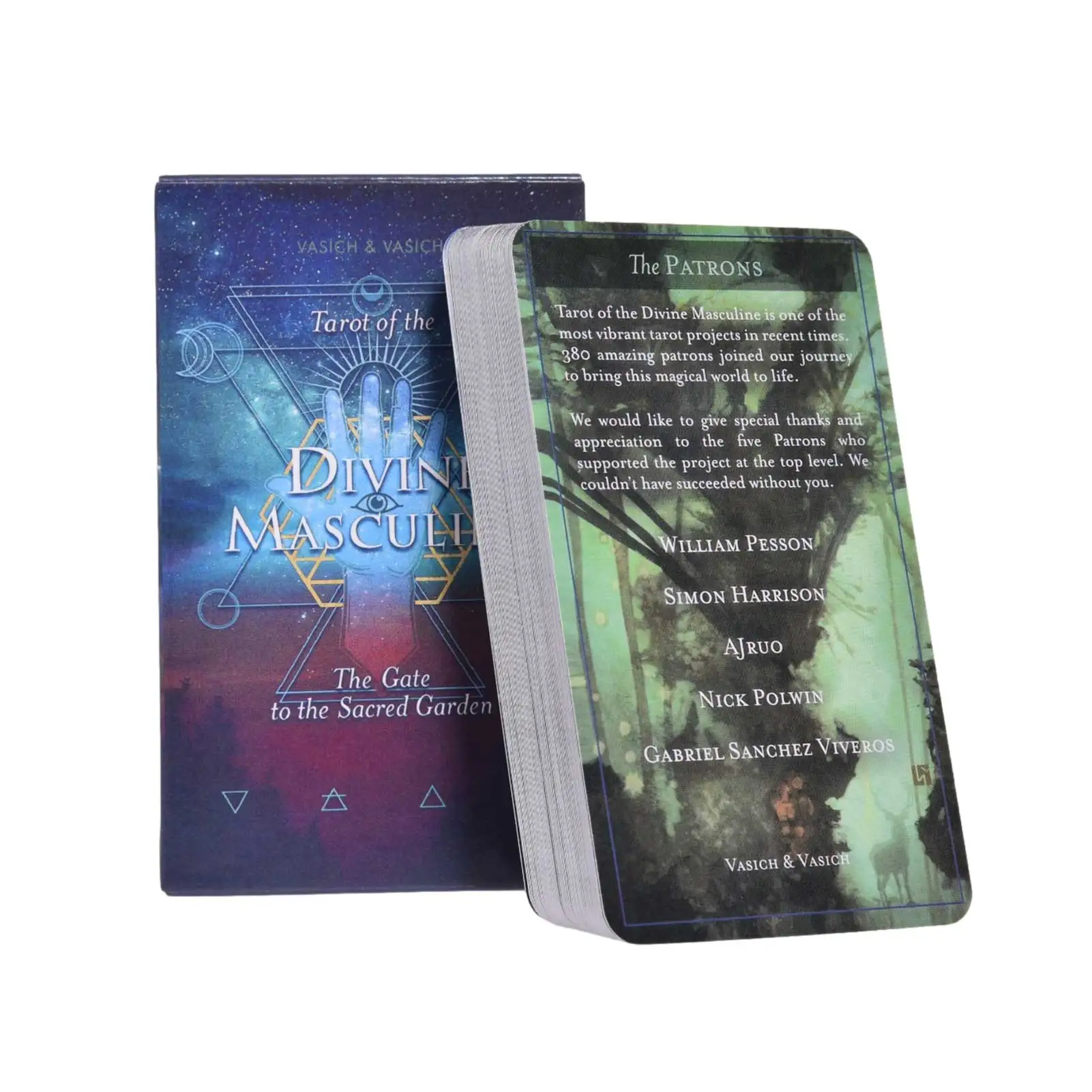 

78pcs The Divine Masculine Tarot Deck Leisure Party Table Game High Quality Fortune-telling Prophecy Oracle Cards With Guidebook