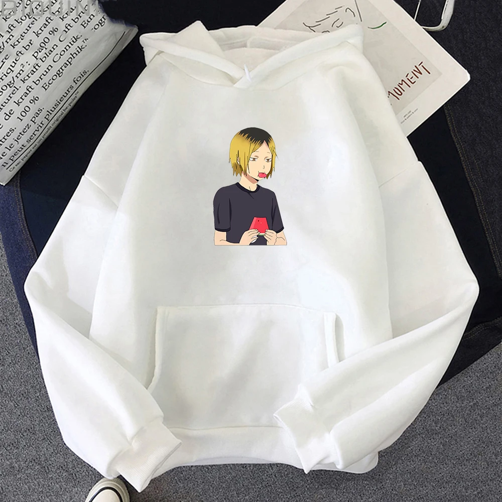 

2021 New Japanese Anime Sweatshirts Aesthetic Kawaii Pullovers Ulzzang Hip Hop Female Hoody Manga Haikyuu Graphic Cotton Hoodies