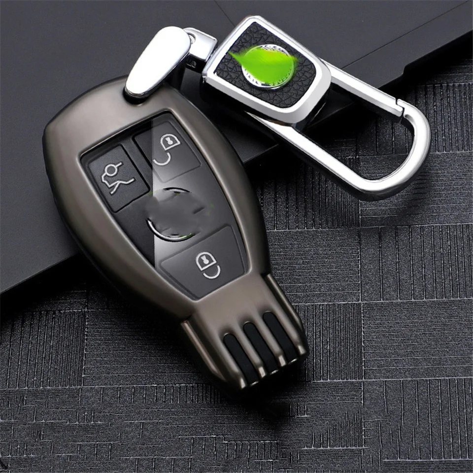 

Car Key Case Cover Key Bag For Mercedes Benz A B C S Class AMG GLA CLA GLC W176 W221 W204 W205 Accessories Holder Shell Keychain