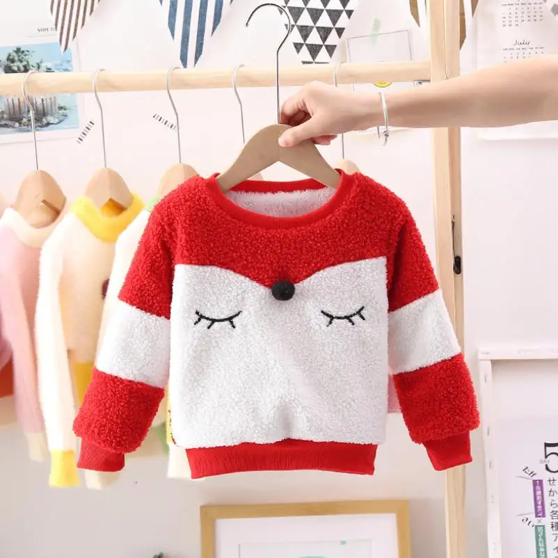 Новый детский осенний winterSweater мультфильм BearToddler для маленьких мальчиков и
