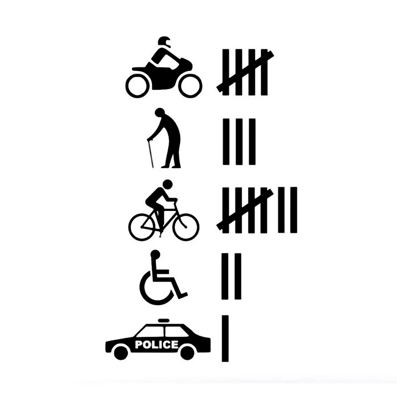 

Car Sticker Fashion Bumper Sticker Fun Sticker and STICKER PVC Waterproof Sunscreen Car Styling 20*12cm