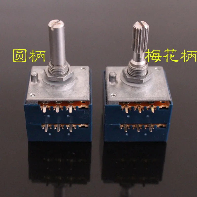 ALPS 27 потенциометр громкости 100K 50K готовый продукт сварной с оригинальной синей