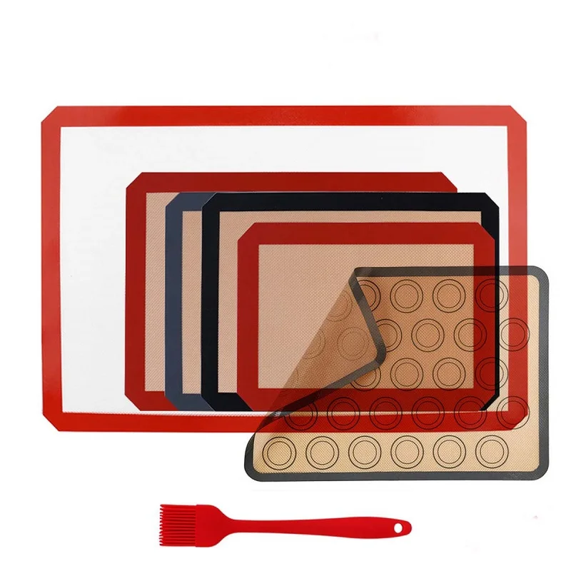 

Baking Mat Non-Stick Silicone Baking Mat Pad Sheet Bakeware Pastry Tools Rolling Dough for Cake Cookie Macaron Kitchen Supplies