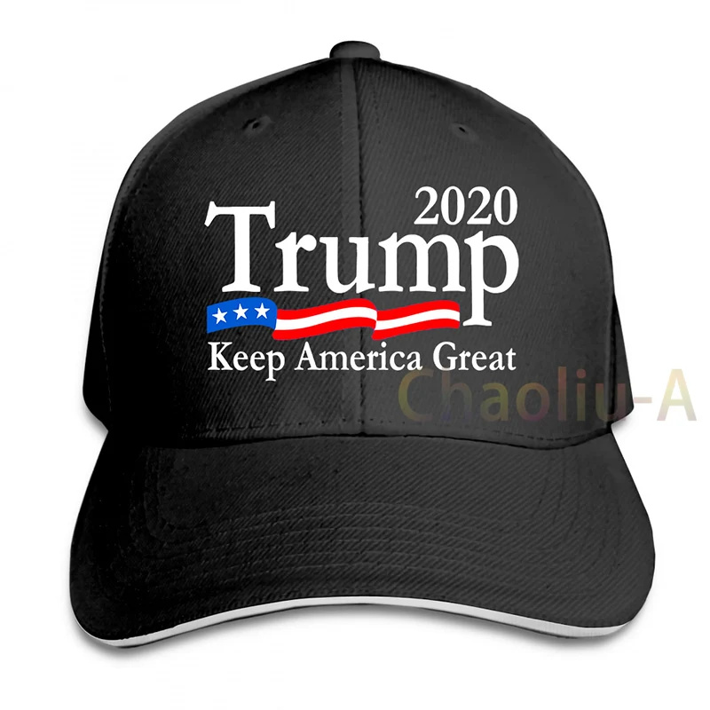 Бейсболка с принтом флага США и надписью Keep America Great 2020 | Аксессуары для одежды