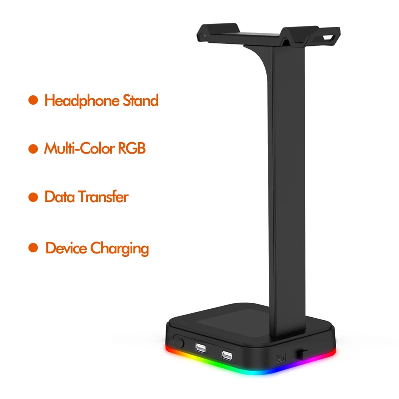 

Подставка для игровой гарнитуры с 2 USB-портами