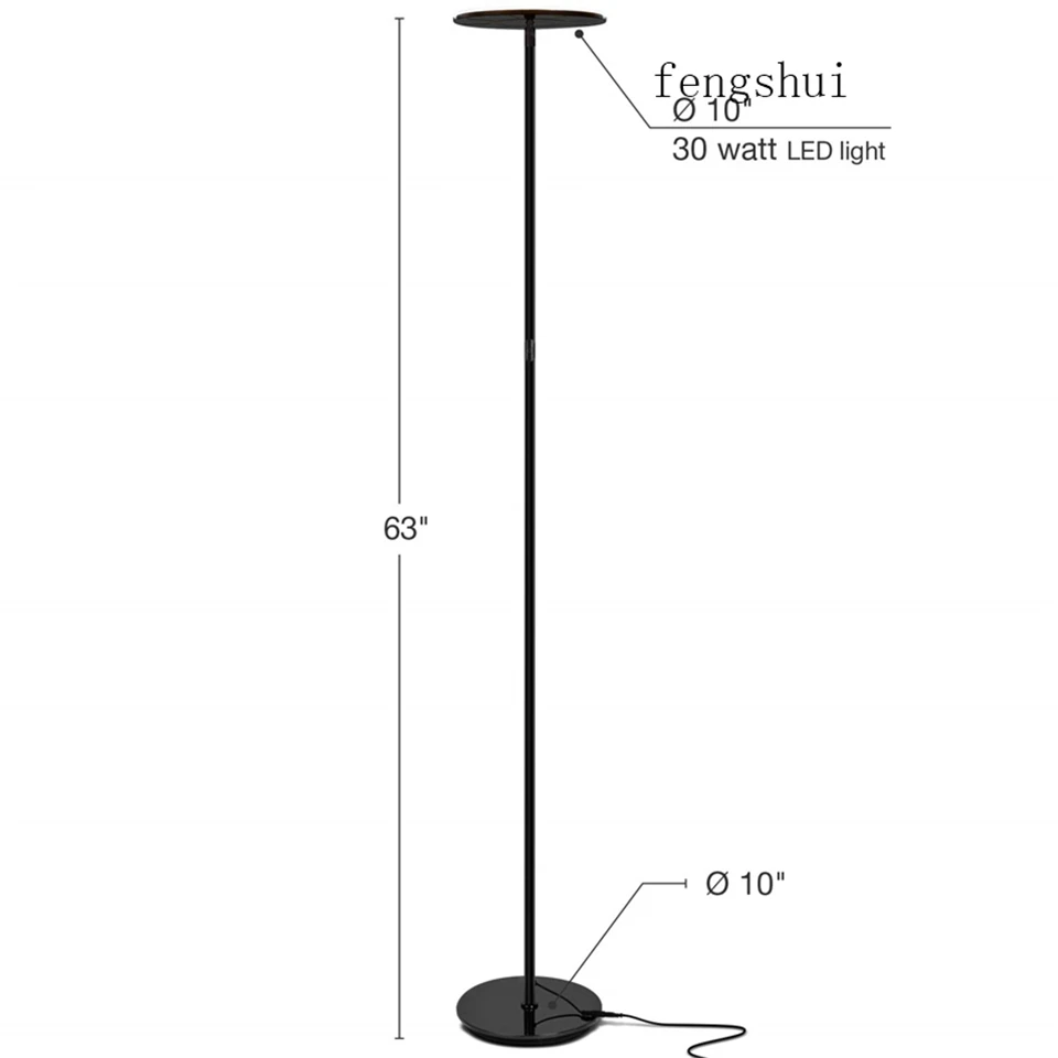 Современные светодиодные напольные светильники освещение для гостиной