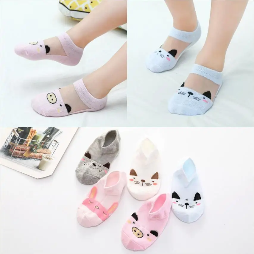 5 парт/лот весенние летние новые детские хлопковые носки. Модные ультратонкие