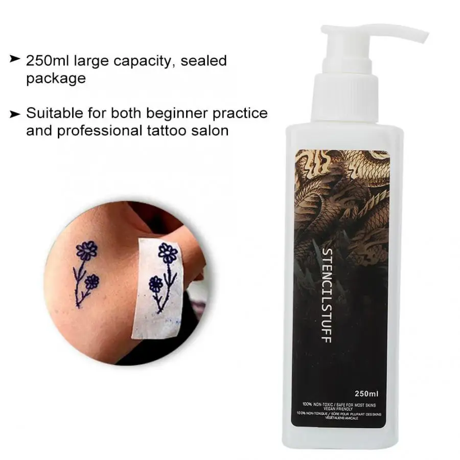 250 мл раствор для нанесения тату-трафарета | Красота и здоровье