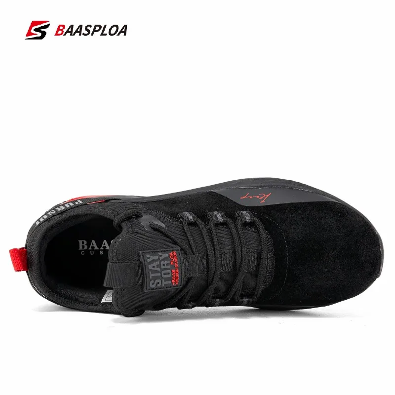 Baasploa 2021 New Arriavl Men Running Shoes Shock Absorption Lightweight Waterproof Male Casual | Спорт и развлечения