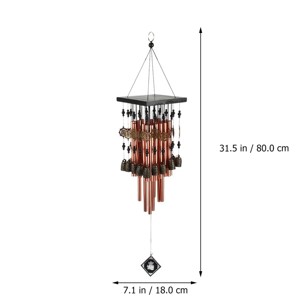 

1pc Metal Aluminum Tube Wind Chime Home Outdoor Pendent Balcony Ornaments