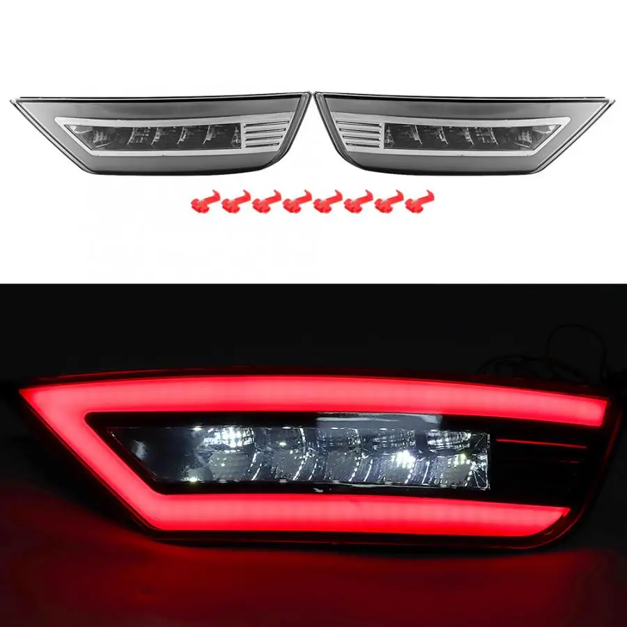 

1 Pair Car Rear Bumper Daytime Running Light DRL LED Brake Reflector Tail Light Fog Lamp Fit for Ford Ecosport 2013-2019