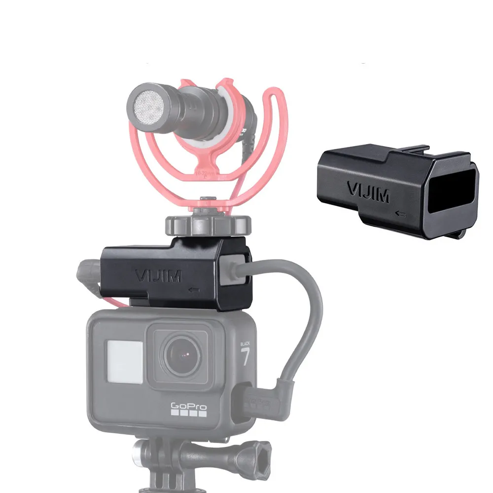 Быстросъемный держатель микрофона адаптер для GoPro 3 5 мм Gopro Hero 7/6/5 оригинальные