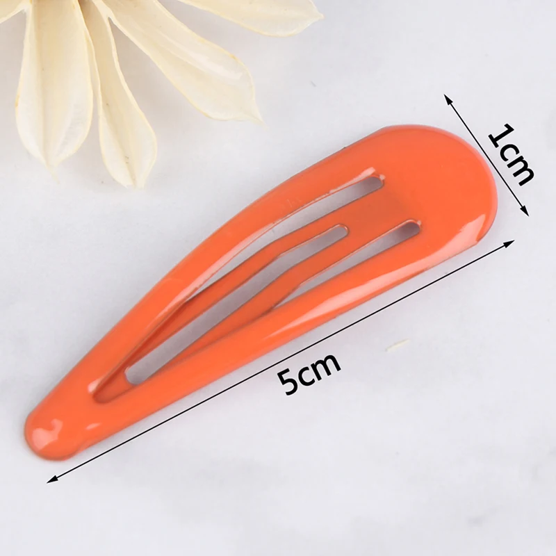

10PCS Lovely Cartoon Heart Type Metal Candy Color Girls Hairpins Hair Clip Kids Headwear Children Accessories Baby Clips