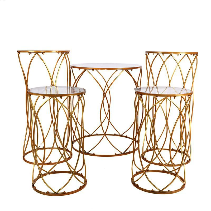 Железный полый цилиндр десертный стол для помещения где встречают гостей