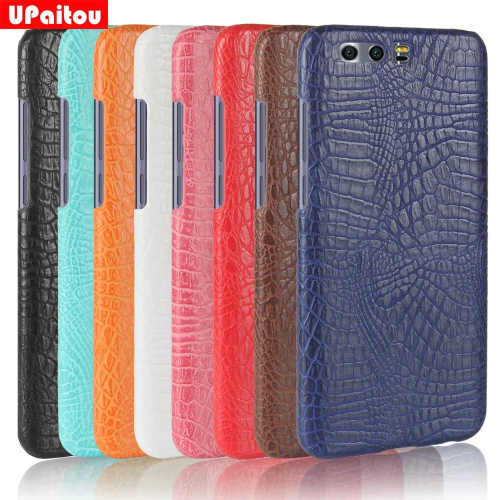 UPaitou для huawei Honor 9 чехол Роскошный крокодиловый принт кожаный s задняя крышка