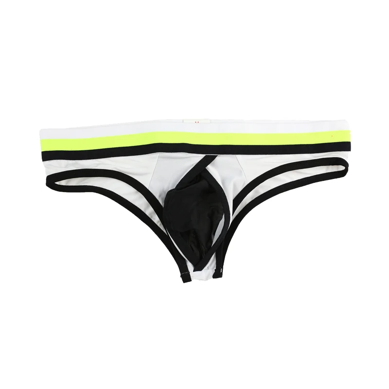 Мужские трусы стринги из сетчатой нейлоновой ткани Серые Трусы-стринги Тонги