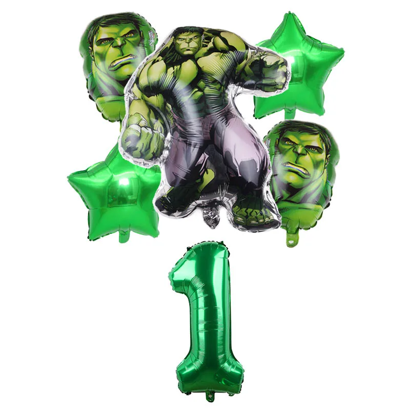 Мстители супергерой Халк тема алюминиевая фотосессия день рождения Ранняя