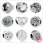 Браслет-Шарм Единорог на Луне, серебро 925 пробы