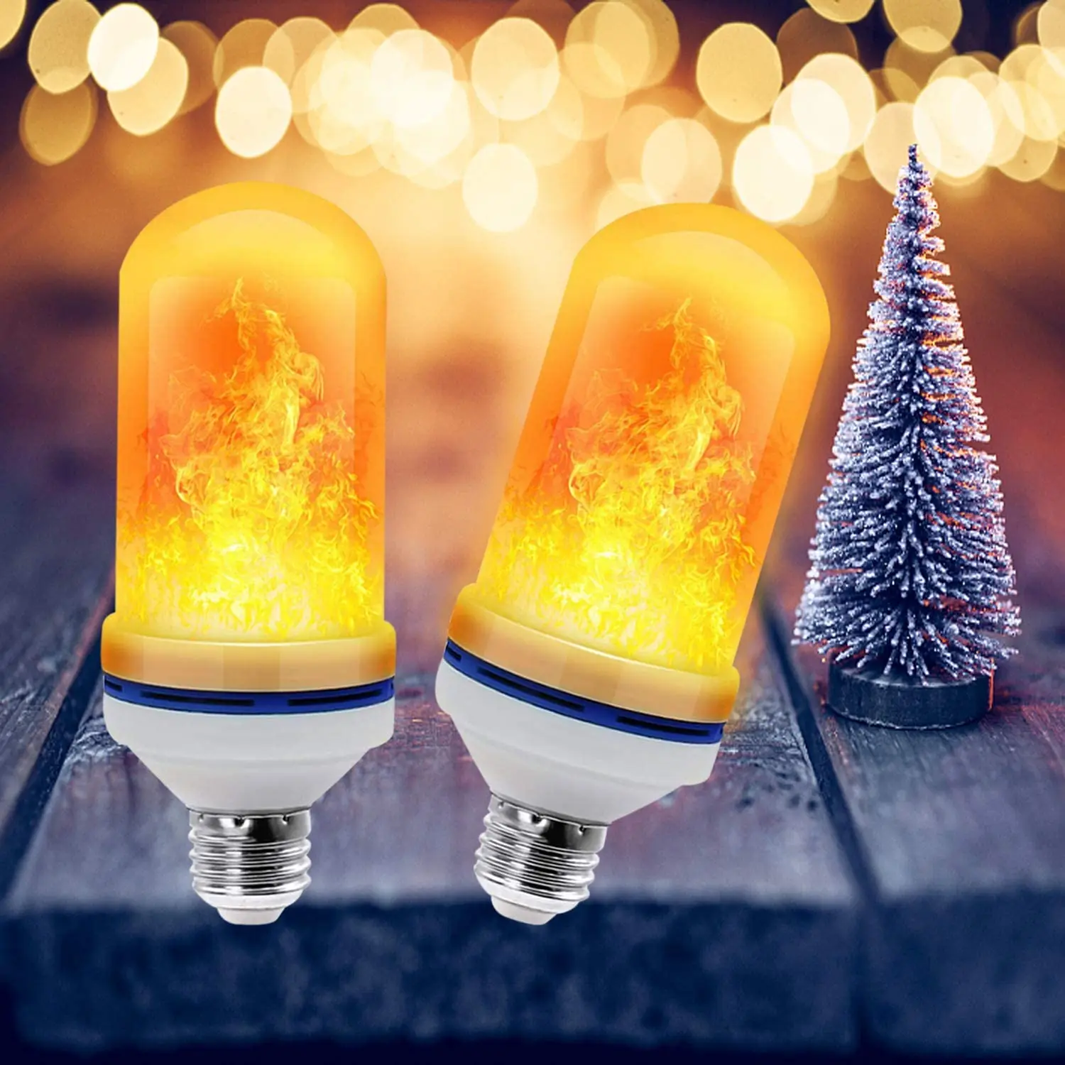 

New 6w 4 Modes E26/e27 Flame Bulb 85-265v Led Flame Effect Fire Light Bulbs Flickering Emulation Decor Led Lamp