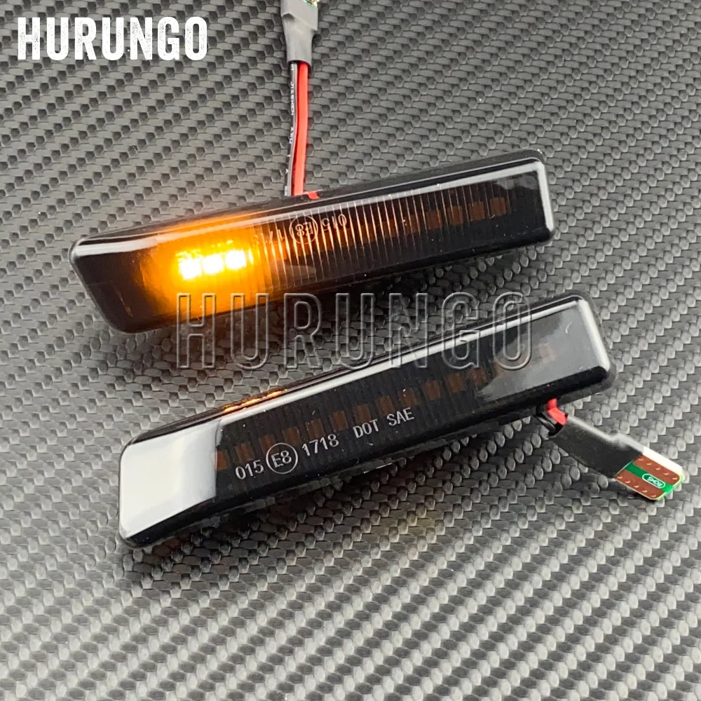 Светодиодный динамический поворотник с потоковой водой боковой маркер для BMW X5 E53