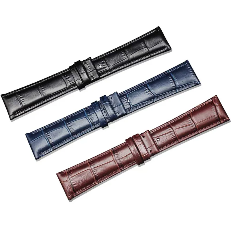 Ремешок из натуральной кожи для часов VC 4600E/000A-B487 series браслет 18 19 20 21 22 мм с черной