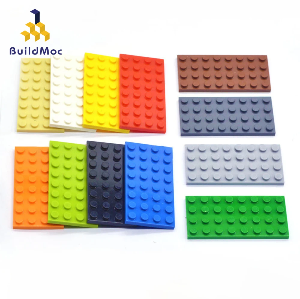 10psc MOC 3035 Bricks 4x8 12Color DIY Building Blocks Thin Figures Educational Creative Compatible With Brand Toys for Children | Игрушки и