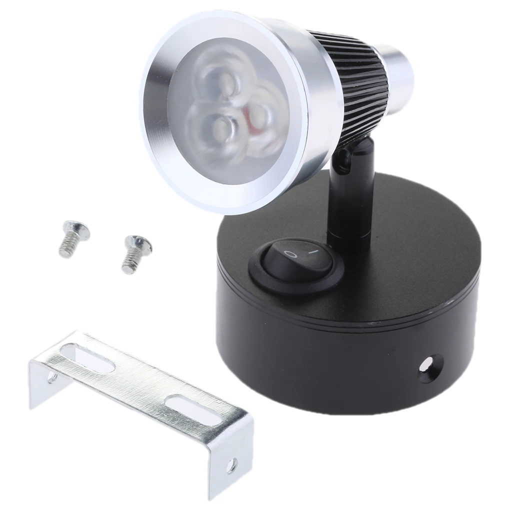 

Boat 12V LED Reading Swivel Light Bedside Light For Marine Camper Cabin RV