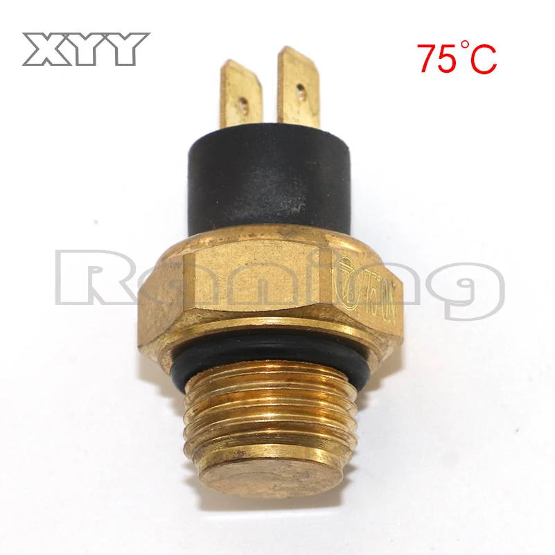 

Переключатель теплового вентилятора радиатора M16 65/75/80/85 ℃, датчик температуры с водяным охлаждением, детали двигателя для квадроцикла, скутера, мотоцикла