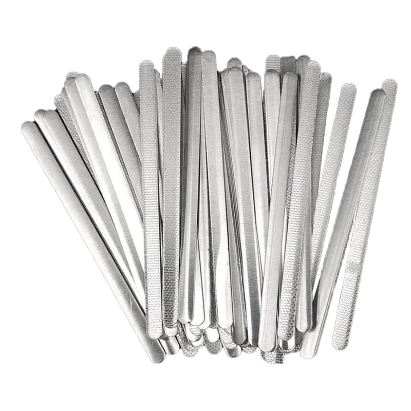 Большая сделка 320 шт. Швейные зажимы для носа проволока маски Регулируемый мост DIY