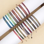 Go2boho ткань браслеты из ткани браслет Колумбия для женщин плетеные браслеты ювелирные изделия богемный стиль ювелирные изделия