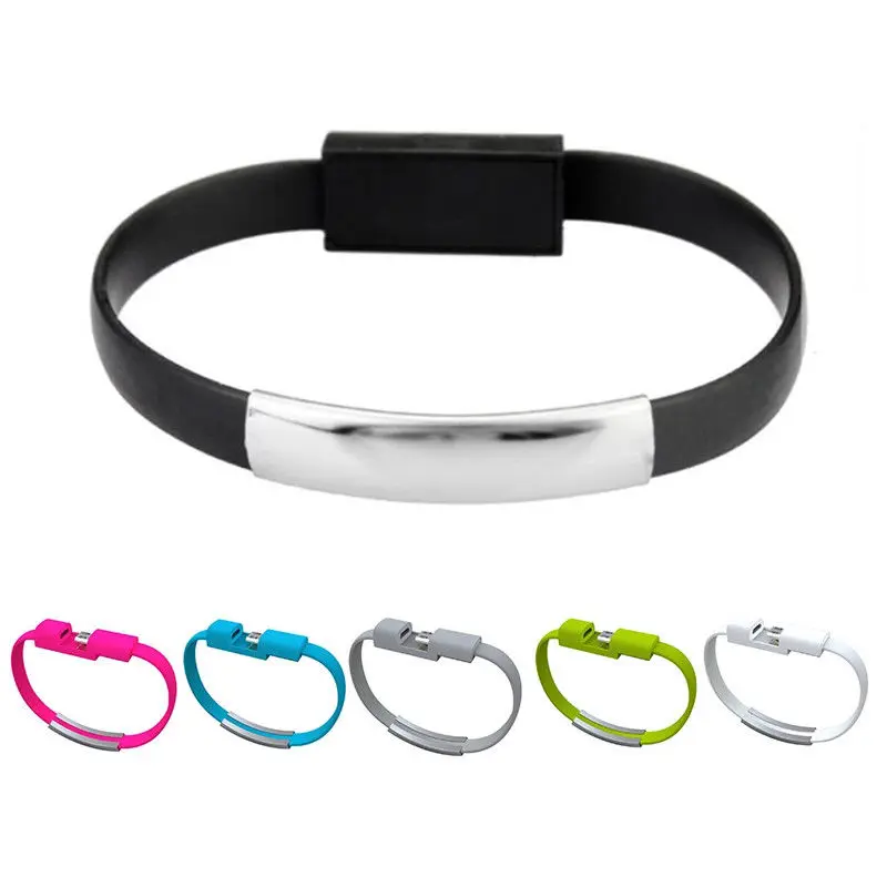 USB Cable for iPhone XS 6S 7 Plus X For Samsung S6 S7 xiaomi Wristband Bracelet Micro Wire Sync Data Charger Cord | Мобильные